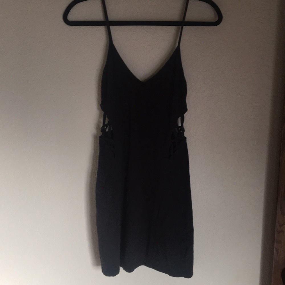 Silence and noise black urban outfitters dress